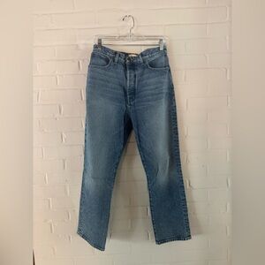 Madewell 90s Straight Crop Jeans in Concho Wash